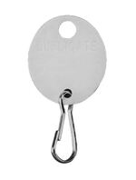 Lund
504_BLANK
Oval Duplicate Key Tag for Loaning White Fiber w/ Snap-On Link Blank (100 count)