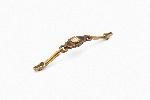 Schaub958P_ABHeirloom Treasures Antique Brass Cabinet Pull 6-1/2 in. CtC w/ Violet Oyster and Mo