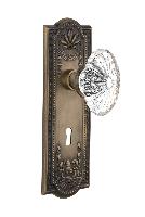 Nostalgic Warehouse
MEAOFC
Meadows Plate Oval Fluted Crystal Glass Door Knob with or With Out Keyh