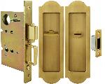 INOX FH31-TT08-PD8000 Privacy, Entry or Patio Lockset For Pocket Doors Regal Flush Pull W/ TT08 Thum